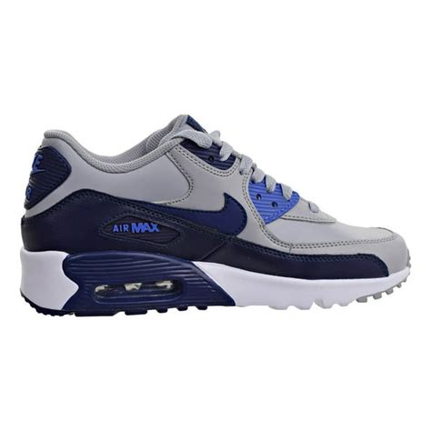 Nike - Nike Air Max 90 LTR (GS) Big Kids Shoes Wolf Grey/Binary Blue 833412-009 - Walmart.com ...