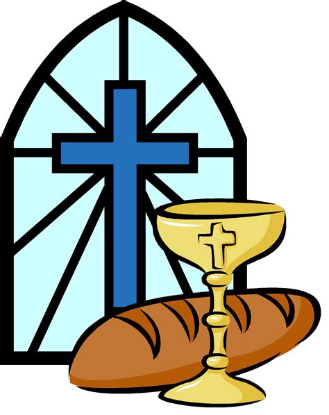 Clip Art of Holy Communion Bread And Wine free image download