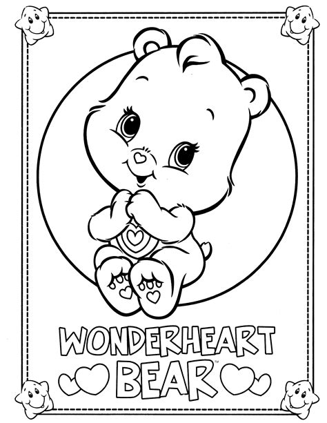 Baby Care Bears Coloring Pages at GetColorings.com | Free printable ...