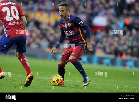 Neymar jr in action during the La Liga match FC Barcelona - Atlético ...