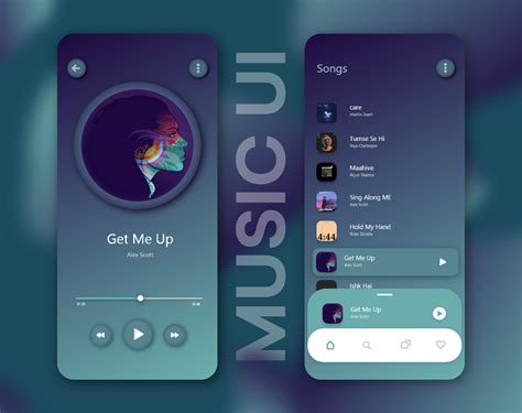 Music App UI Design on Behance