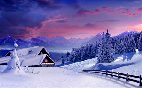 Beautiful Winter HD Wallpapers for desktop free. | Winter scenery ...