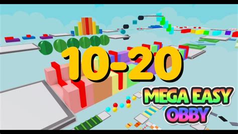 Mega Easy Obby Stages 10-20 - YouTube