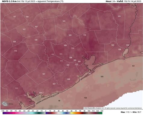 Houston weather forecast: Heat index to exceed 110 degrees Friday