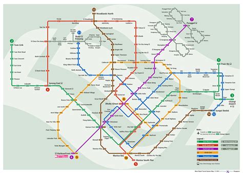 LTA Unveils Thomson-East Coast MRT Line & This Is How The New Network ...