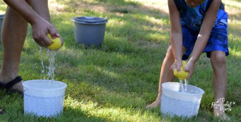 Fill the Bucket Outdoor Water Game - The Resourceful Mama