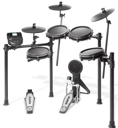 Alesis Nitro Mesh Kit 8 Piece Electronic Drum Kit with Mesh Head ...