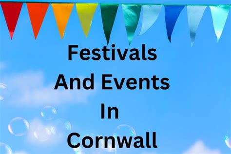 Festivals And Events In Cornwall 2024 - The Life Of Spicers