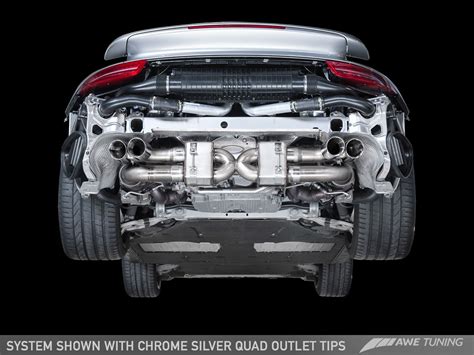 Porsche 911 Turbo and Turbo S Receive AWE Tuning Exhaust - autoevolution