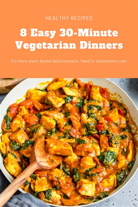 30 Minute Vegetarian Meals – Food Recipe Story