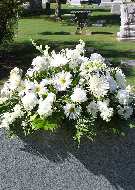 All White Cemetery Saddle | The Flower Alley