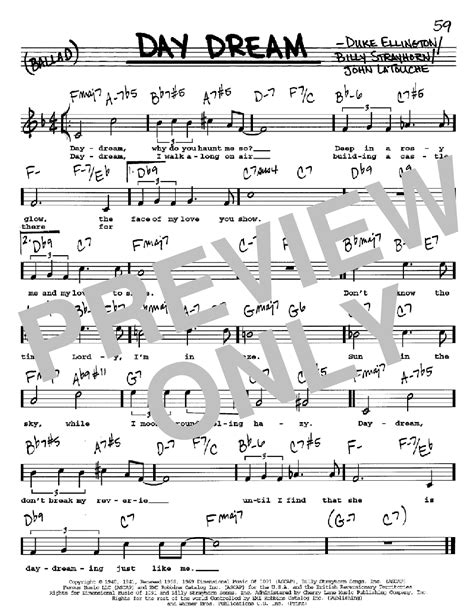 Day Dream | Sheet Music Direct