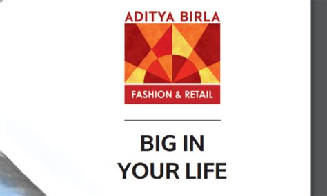 Aditya Birla Fashion and Retail Limited and the list of Brands - IndianCompanies.in