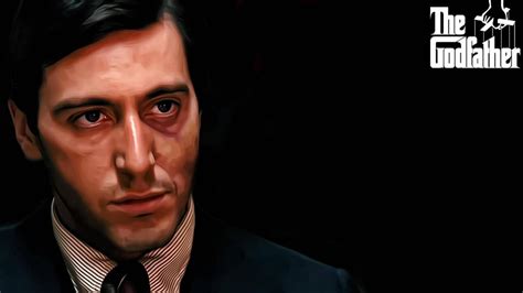 Download Al Pacino Godfather Painting Wallpaper | Wallpapers.com