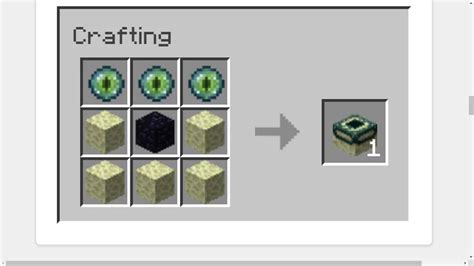 Craftable End Portal Frame! Minecraft Data Pack