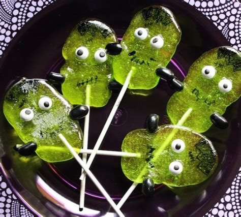 Easy Jolly Rancher Frankenstein Suckers Recipe | Just Plum Crazy