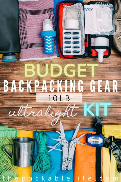 Budget Backpacking 10lb Ultralight Kit | Ultralight backpacking gear ...