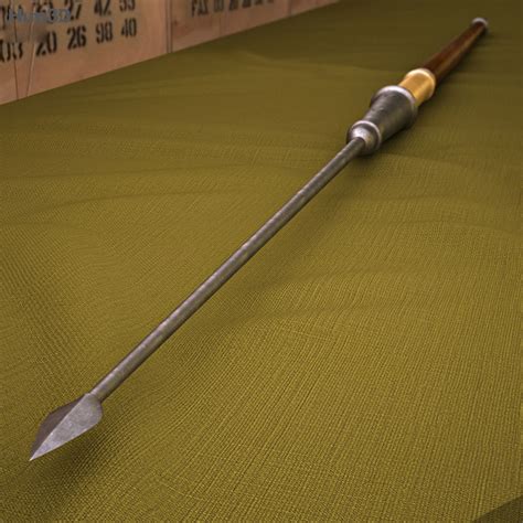 Pilum Roman javelin 3D model - Weapon on Hum3D