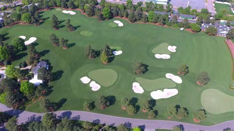 The Masters Augusta National Club Drone Aerial View - YouTube