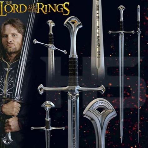 Lord of the rings anduril replica (with stand) - town-green.com