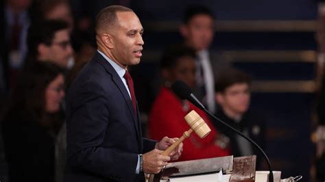 Dem leader Hakeem Jeffries cements historic role in stirring speech