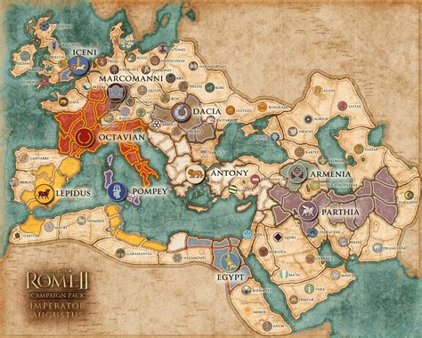 We’re breaking up: Rome II’s Imperator campaign map is a fractured mess ...