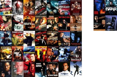 How Many Steven Seagal Movie Posters Don't Feature Him Holding A Gun?