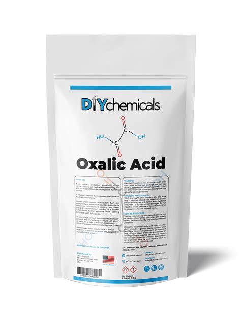 Oxalic Acid - Pure Crystals (99.6%), Wood Treatment & Rust Removal, DIY ...