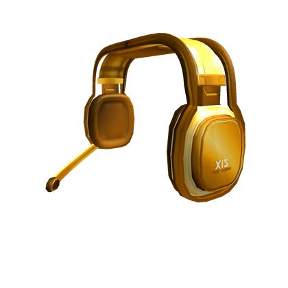 Golden Game Headphones | Roblox Wikia | Fandom