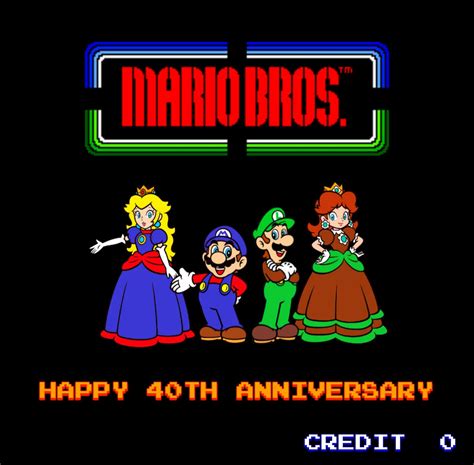 Mario Bros. (1983) | 40th Anniversary by GoldSilverBros300 on DeviantArt