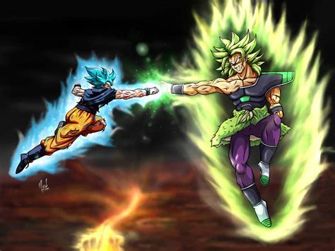 GOKU VS BROLY - DRAGON BALL SUPER by Draneil on DeviantArt