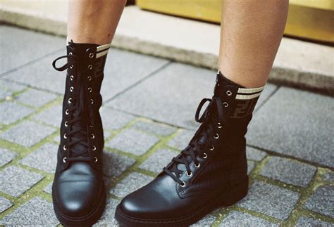 Fendi Ankle Boots | Boots, Fendi, Military inspired