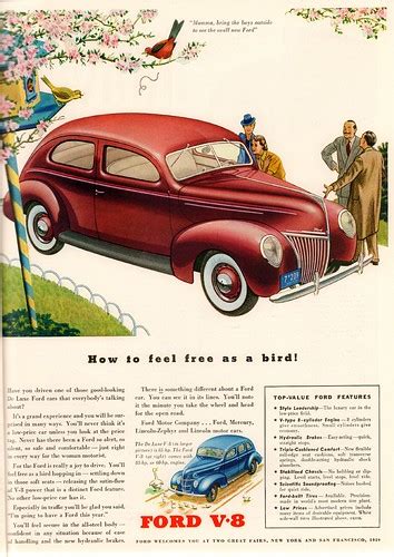 1939 Ford De Luxe V-8 and V-8 Advertisement Better Homes a… | Flickr