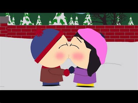 South Park Stan And Wendy Kiss