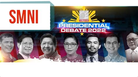 SMNI Presidential Candidates Debate 2022 Final Speech | Galing ni BBM ...