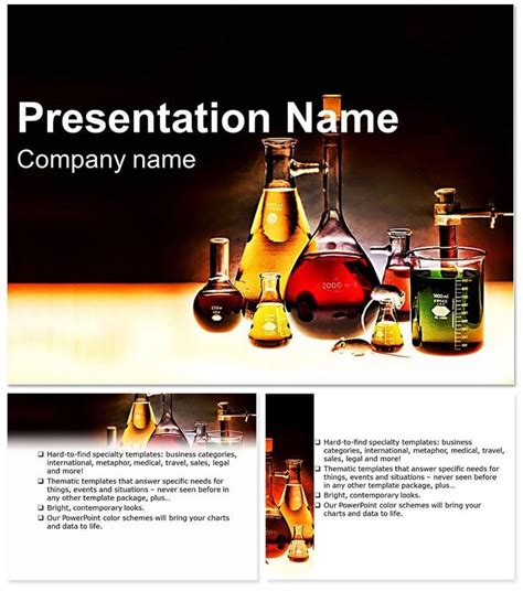 Chemistry laboratory PowerPoint Template