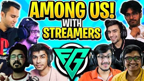 🔴Among Us LIVE with your fav Streamers - YouTube