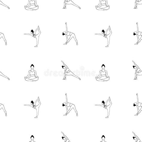 Yoga Poses Line Drawing Stock Illustrations – 307 Yoga Poses Line ...