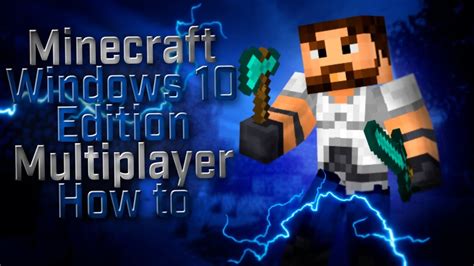 Minecraft Windows 10 Edition Multiplayer - How To - YouTube