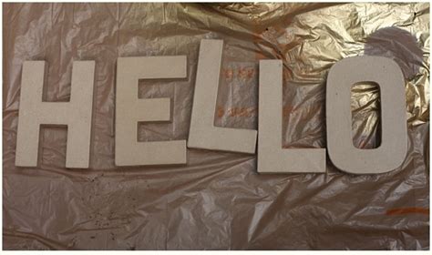 Easy DIY Gold Letters - Run To Radiance