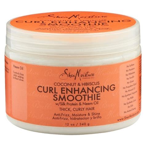 SheaMoisture® Coconut and Hibiscus Curl Enhancing Smoothie 12oz : Target