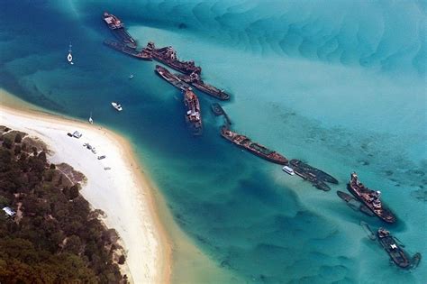 The Tangalooma Wrecks of Moreton Island | Amusing Planet