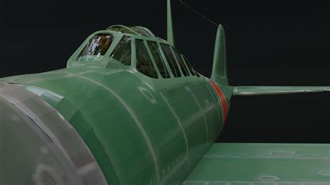 ArtStation - Mitsubishi A6M2 Zero 3D model | Resources