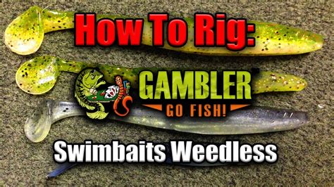 How to rig soft plastic swimbaits weedless! - YouTube