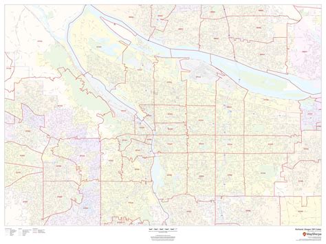 Portland Zip Code Map