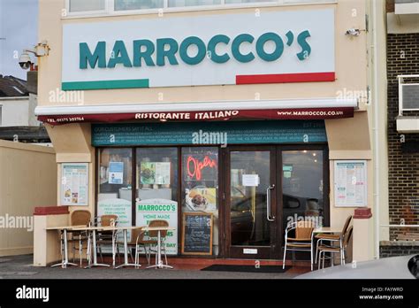 Marrocco's Italian Restaurant on Hove seafront Brighton UK Stock Photo ...