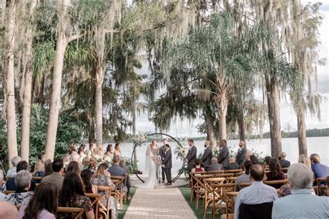 Organic Beach + Candlelit Wedding at Paradise Cove Orlando | Laura + Chris