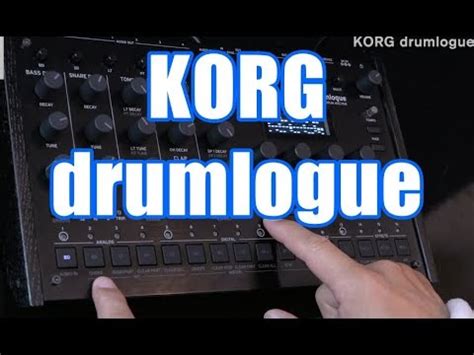 MATRIXSYNTH: KORG drumlogue Demo & Review