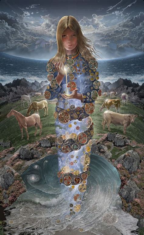 Áine, Irish goddess of fertility by Jiva | Irish goddess, Celtic ...