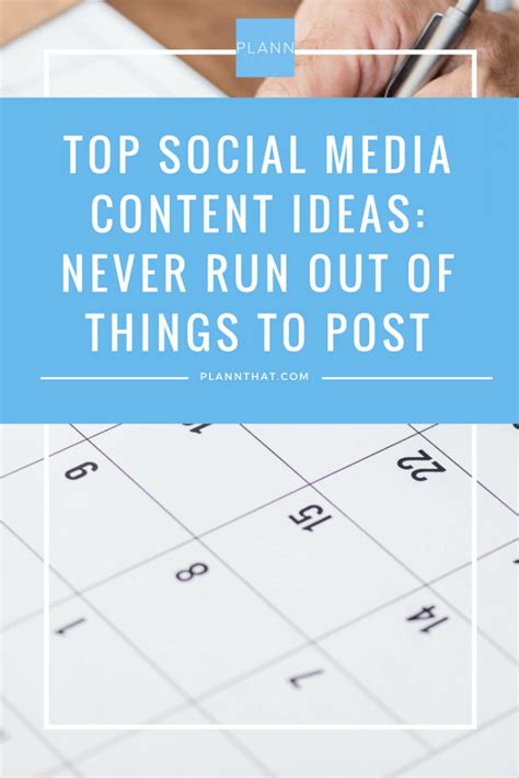 Social Media Content Calendar: Top Ideas To Get You Inspired